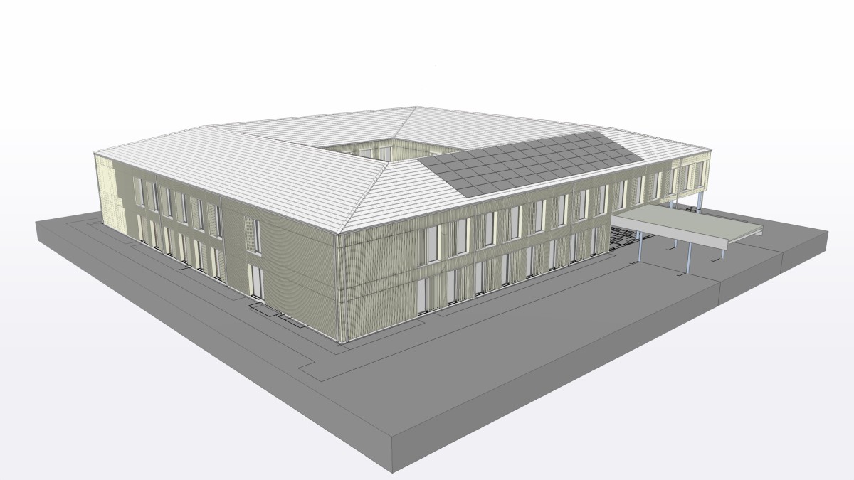 Unser größtes Holzmodul-Projekt aller Zeiten! – Neubau einer Berufsfachschule in Aichach